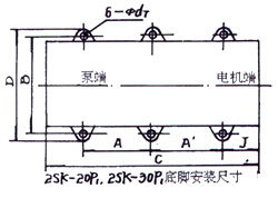 2SK-3P1、2SK-6P1、2SK-12P1、2SK-20P1、2SK-30P1外形及安裝圖 
