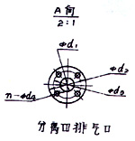 2SK-6P1、2SK-12P1、2SK-20P1、2SK-30P1配氣水分離器外形及安裝尺寸 
